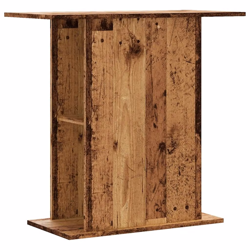Supporto per acquario in legno vecchio 36x75x72,5 cm in legno ingegnerizzato