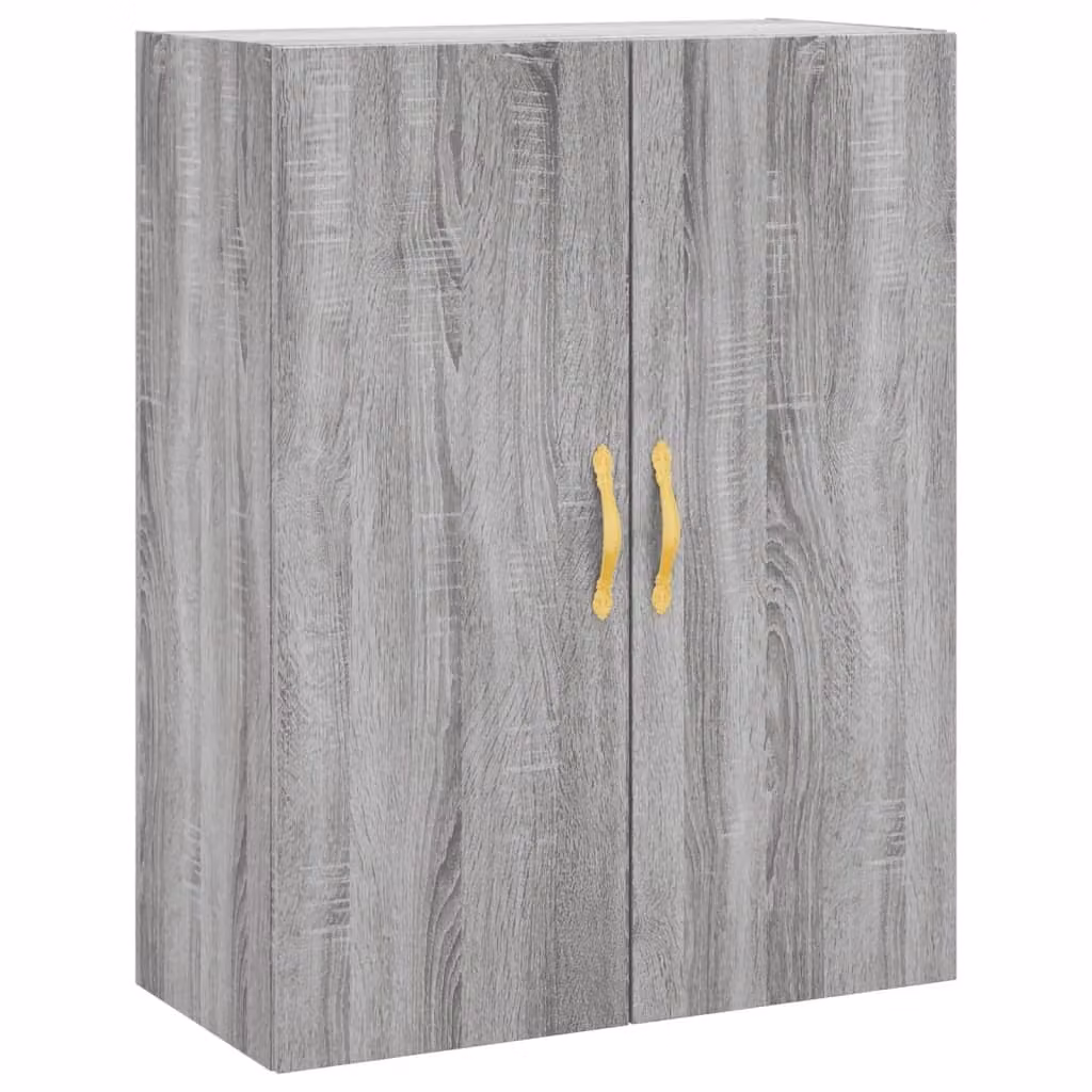 Mobile a Parete Grigio Sonoma 69,5x34x90 cm
