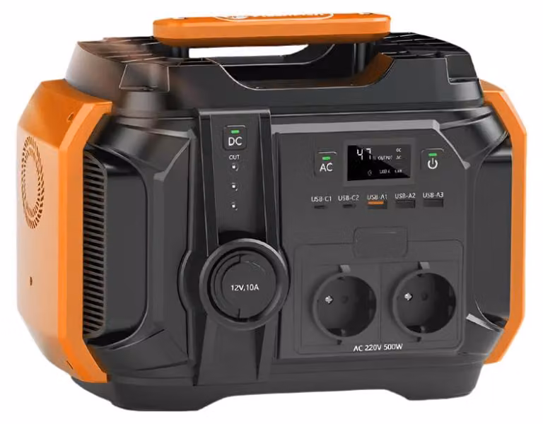 Centralina elettrica - Generatore di corrente - Mini-generatore - Portatile - Centrale di energia - con pannello solare - per uso domestico