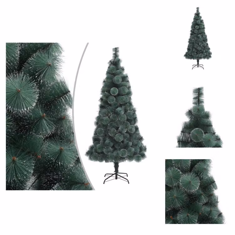 vidaXL Albero di Natale artificiale con supporto verde 240 cm PET - Alberi di Natale