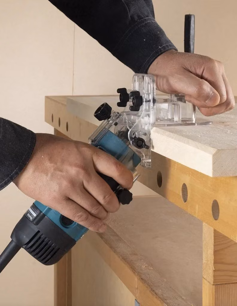 Rifilatore da banco Makita 3712 blu e trasparente da 530 W – 2
