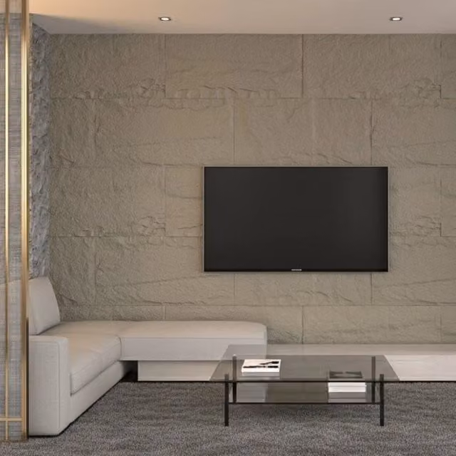Set da 20 Pannelli Decorativi Roncade Effetto Pietra Grigio, L: 60 cm, P: 3 cm