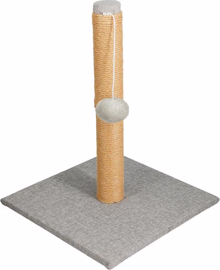 Pets Collection | Fusto tiragraffi - Tiragraffi per gatti - 39 cm - MDF juta - Tiragraffi per gatti - con pallina