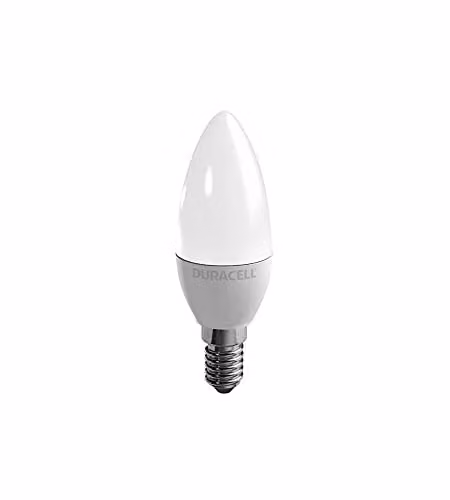 DURACELL LAMPADINA LED OLIVA 6W E14 2700K