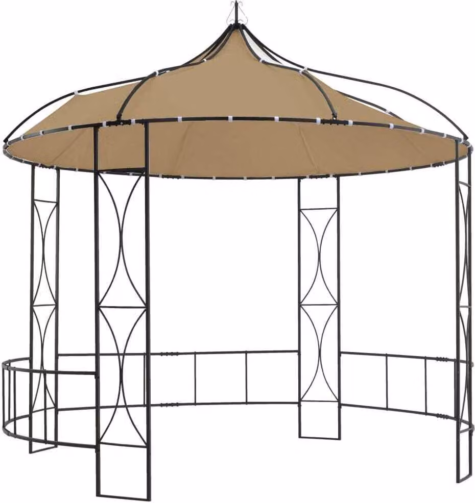 Padiglione 300x290 cm Taupe Round