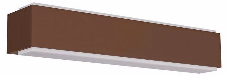 Redo Outdoor DASH AP LED – š36 v6,5 cm – colore marrone, temperatura di colore 3000K