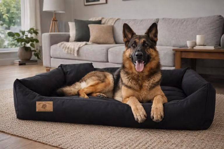 Letto per cani 120x90cm divano per cani divano per cani cuscino per cani cesto per gatti letto NERO