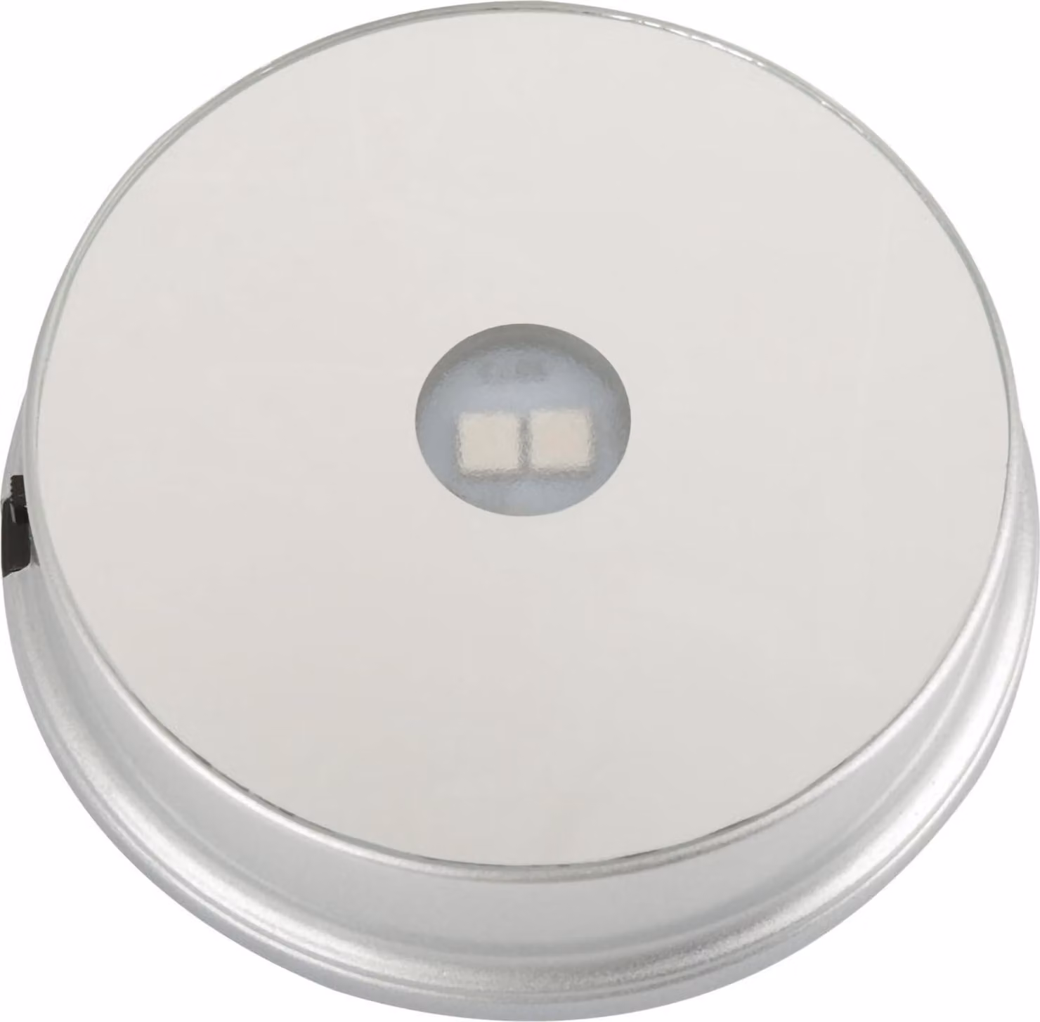 Espositore di cristallo a luce LED colorata base n. 1