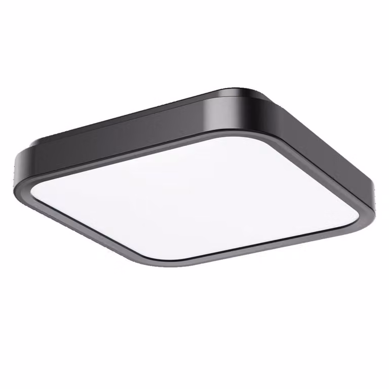 Plafond bagno quadrato 25cm bianco e nero IP44 LED 18W SAMIRA Rabalux