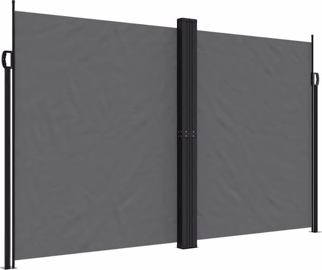 Tenda da Sole | Tenda parasole Laterale Retrattile Antracite 200x600 cm