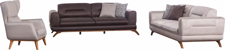 Sofagarnitur 3+3+1 Sitzer Garnitur Luxus Sofagarnitur Sessel 3tlg