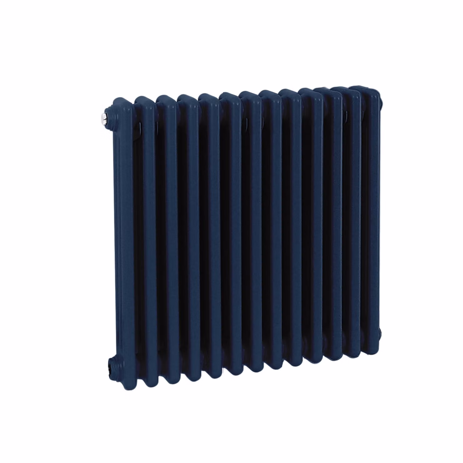 Radiatore Orizzontale a Colonne (2 Colonne) 600mm x 605mm - Blu (Deep Sea Blu) - Regent