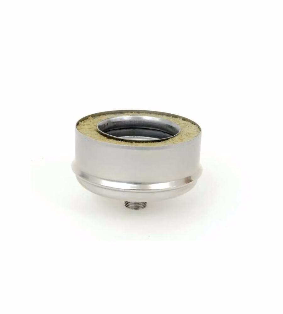 Coppa Raccolta Condensa Doppia Parete 316 Diametro 80 mm