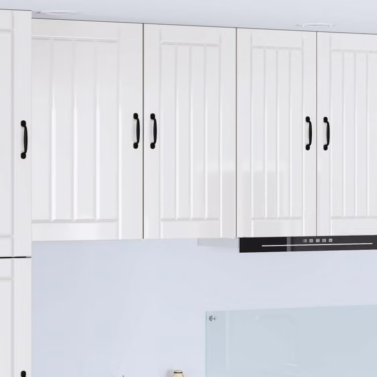 Armadietto a muro da cucina vidaXL LUCCA Bianco Lucido L 40 cm x P 31 cm x H 80 cm
