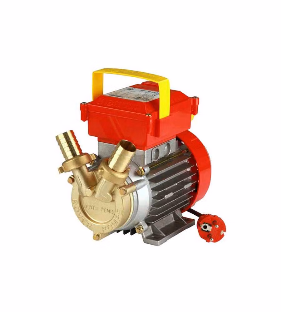 Elettropompa da travaso Rover colore bronzo e rosso con diametro 25 mm