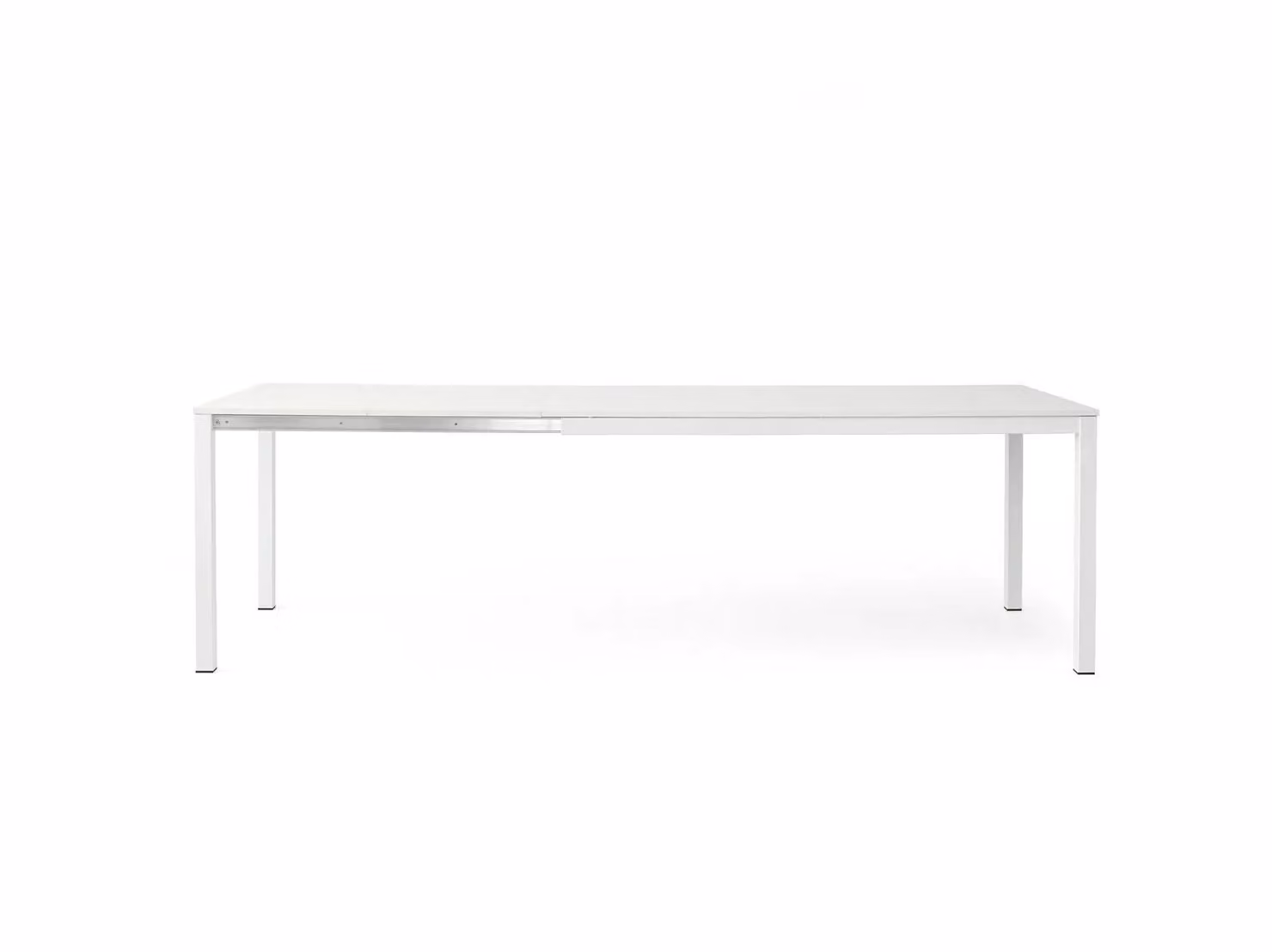 Tavolo moderno allungabile Mobili 2G in legno di frassino bianco L: 160 cm, P: 90 cm, H: 76 cm – 1