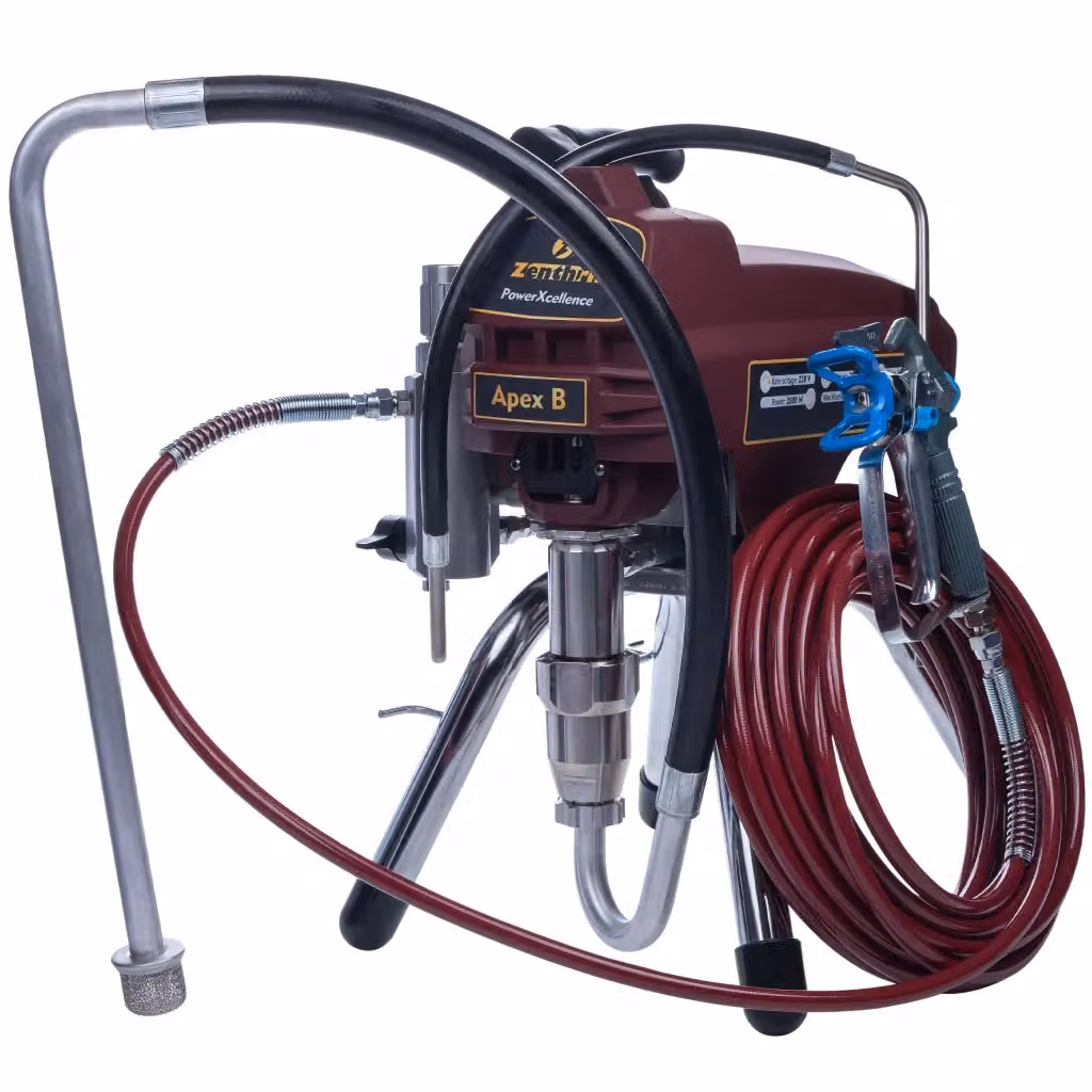 Spruzzatore Airless Zenthril Apex B per vernice, lacca e impregnante legno, 2500W, 20MPa, 3,2L/min – 2