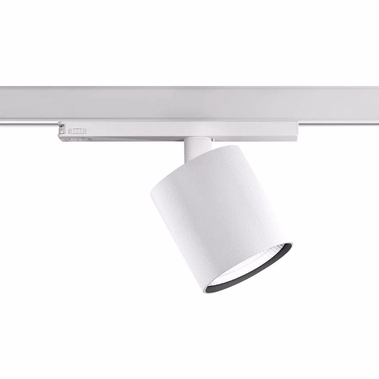 Ivela Faretto LED su binario Perfetto Puro, trifase, bianco, 930 Puro, Bianco / Opale, Corridoio, Alluminio, Moderno