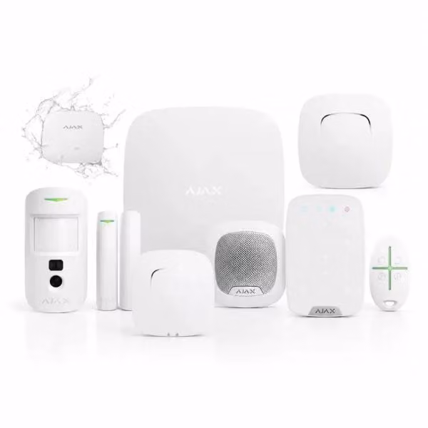 Kit allarme wireless AJAX Smart Home & Guard, Hub 2, MotionCam, WiFi