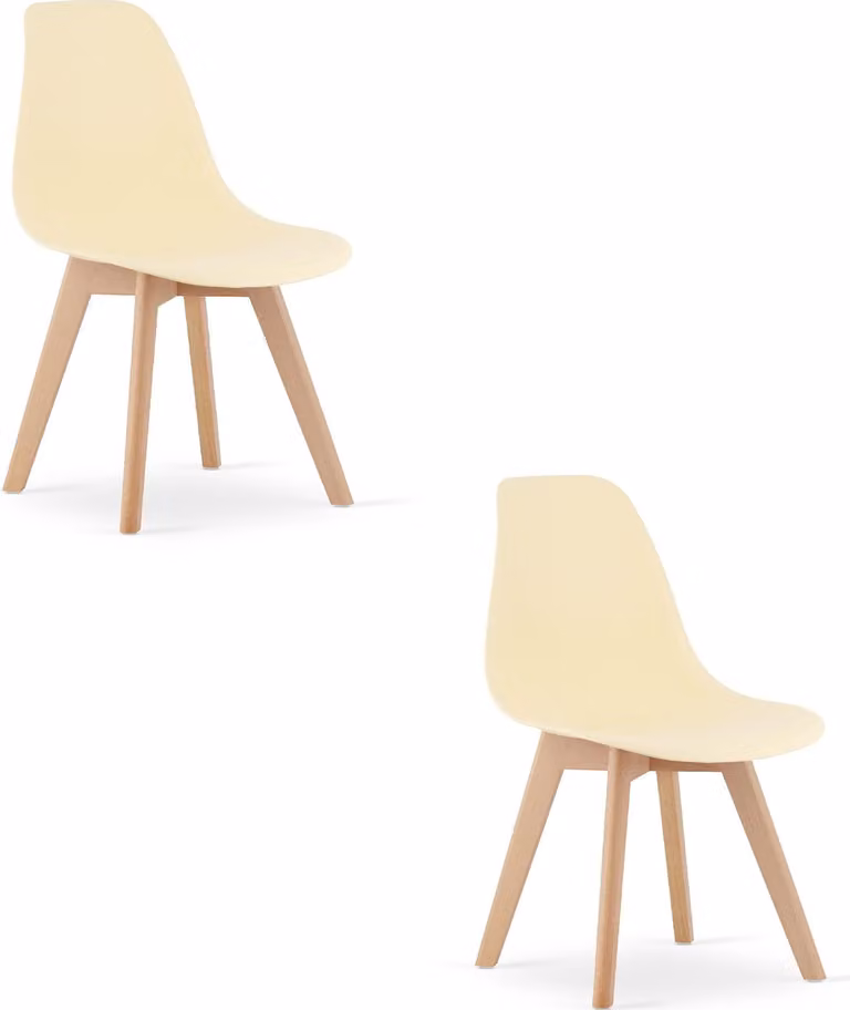 Sedia KITO - crema x 2