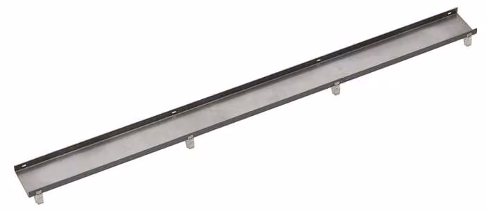 Copertura in acciaio inossidabile di ricambio per scarico a pavimento, modello piastrellato, 90 cm