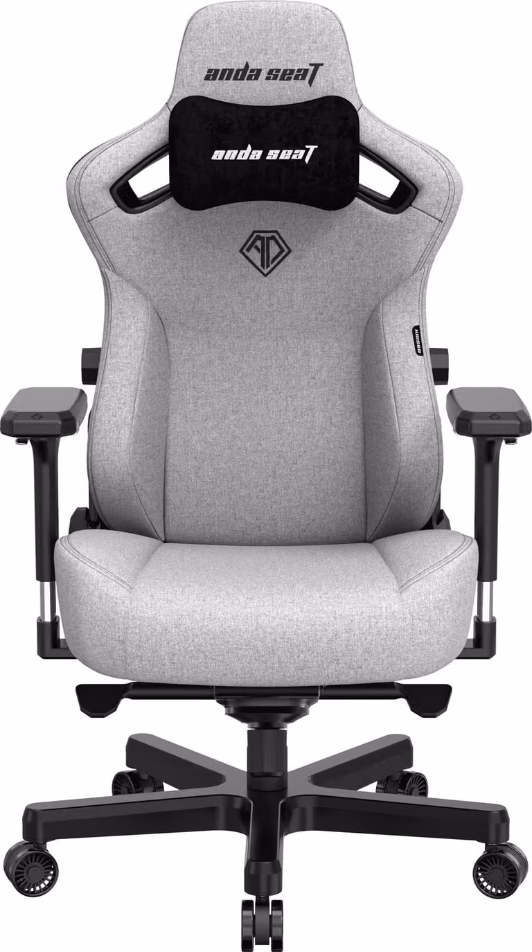 Sedia da gioco Anda Seat Kaiser 3 - XL, tessuto grigio