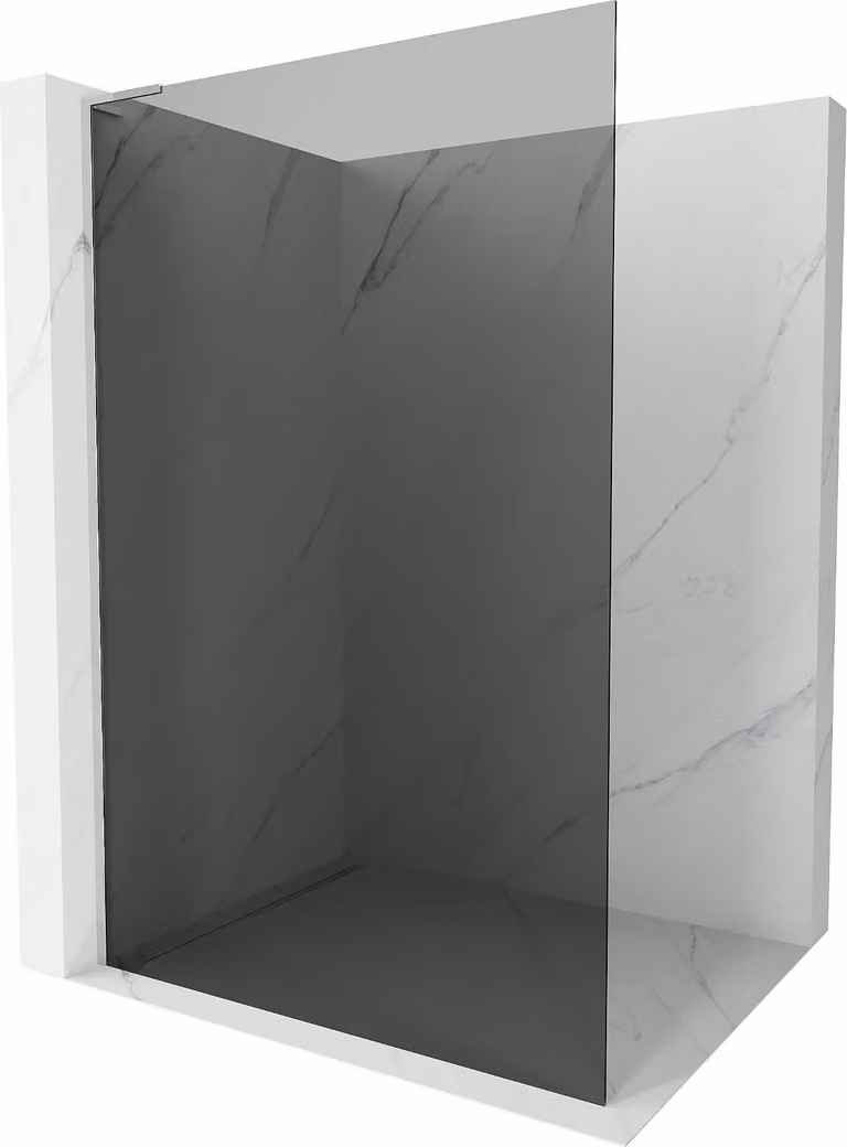 Mexen Kioto L Pannello doccia Walk-in 100 x 200 cm, grafite, cromo - 800-100-103-01-40