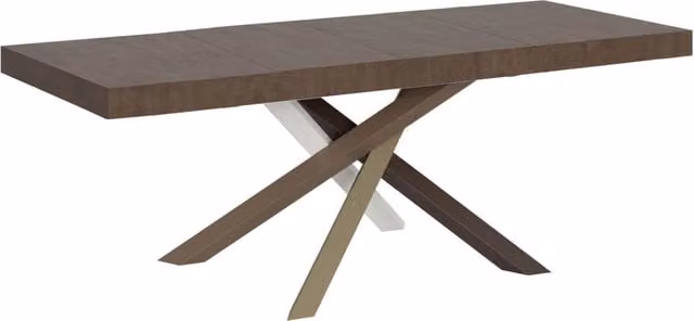 Tavolo Allungabile Volantis Premium Giordanoshop Colore Noce con Telaio a 4 Gambe L/P/H: 180-440 x 90 x 77 cm – 1