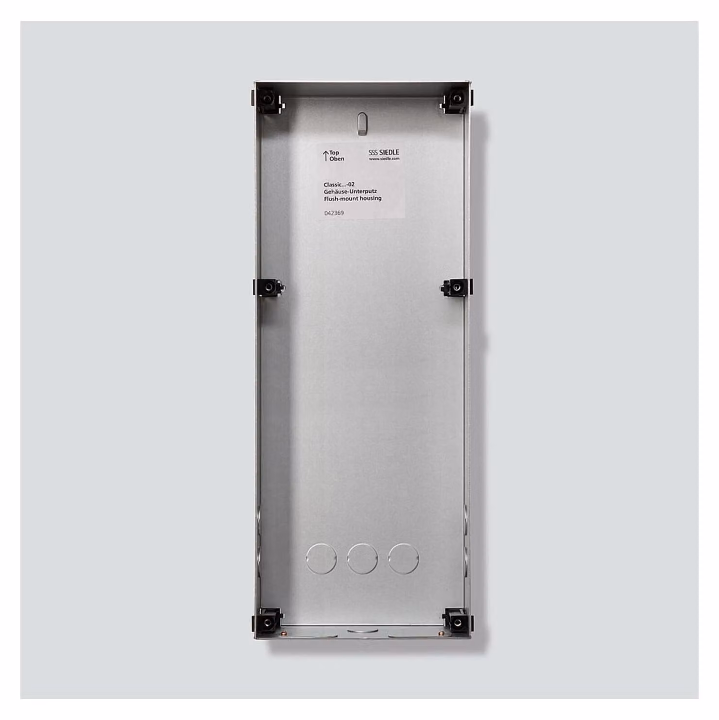 SIEDLE GU CL 08-0 Custodia da incasso classica (210007737-00)