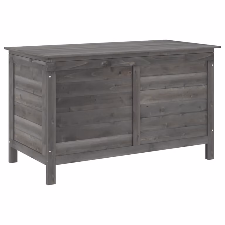 Contenitore da Giardino Antracite 99x49,5x58,5cm Massello Abete