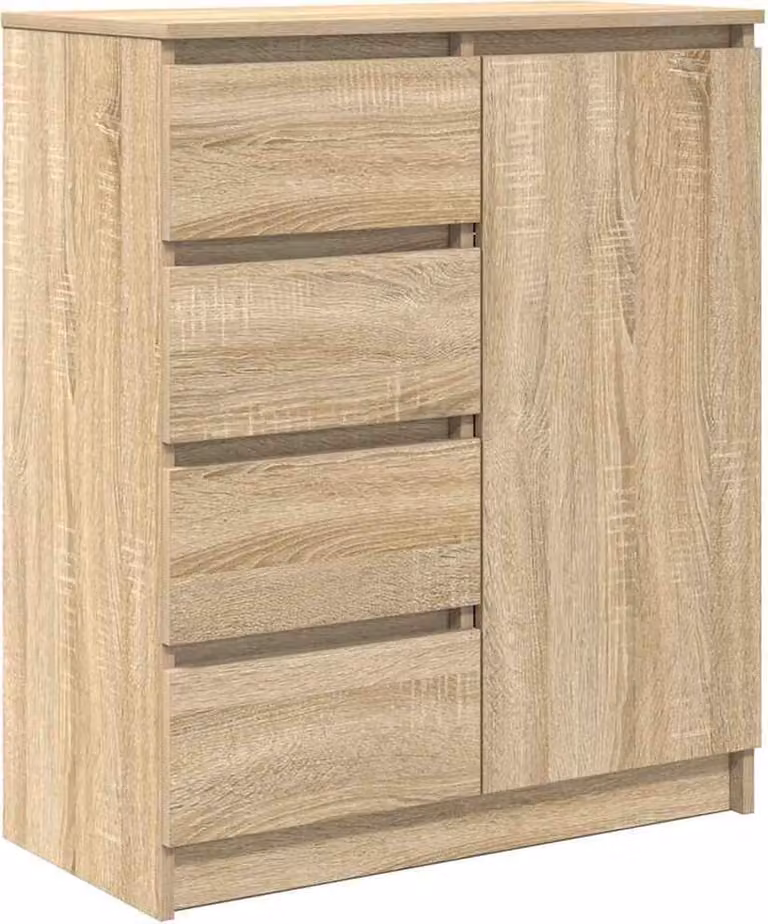 Credenza con Cassetti Rovere Sonoma 71x35x84 cm in Truciolato