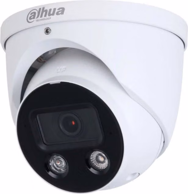 Telecamera di sorveglianza IP Dahua WizSense Turret 5MP 2.8mm TIOC IPC-HDW3549H-AS-PV-S4 bianca