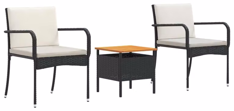 Set da giardino con cuscino acciaio