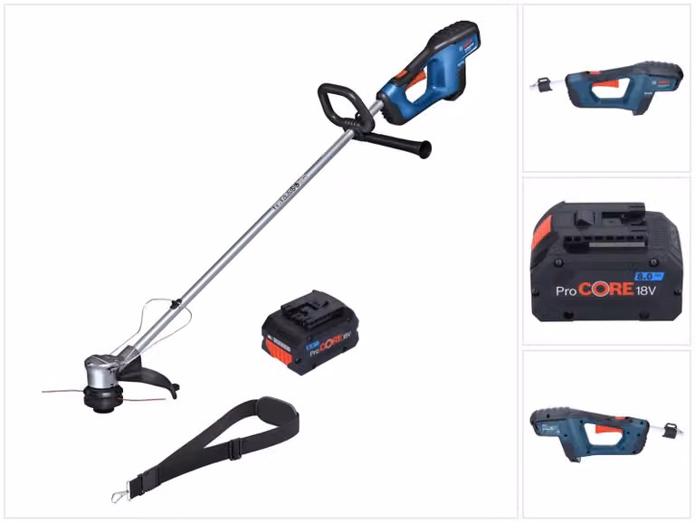 Bosch GRT 18V-33 Tagliaerba professionale a batteria 18 V 330 mm brushless + 1x batteria ProCORE 8,0 Ah - senza caricabatterie