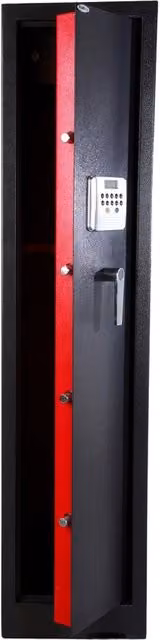 Armadio portafucili elettronico Technomax TCE/5 per 5 posti in acciaio nero