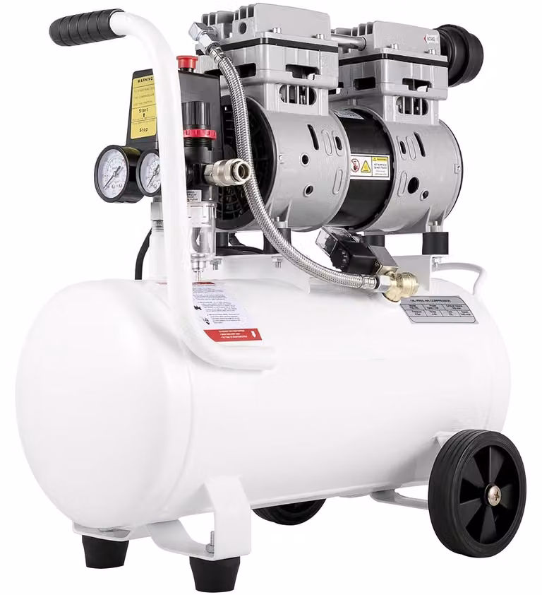 compressore - compressore d'aria - compressore - compressore silenzioso - 25 litri - 1 cavallo vapore - 750W