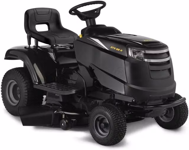 Trattorino rasaerba a scoppio Alpina AT3 98A CC352-KW6,5 nero con disco multi lama per adulti – 1