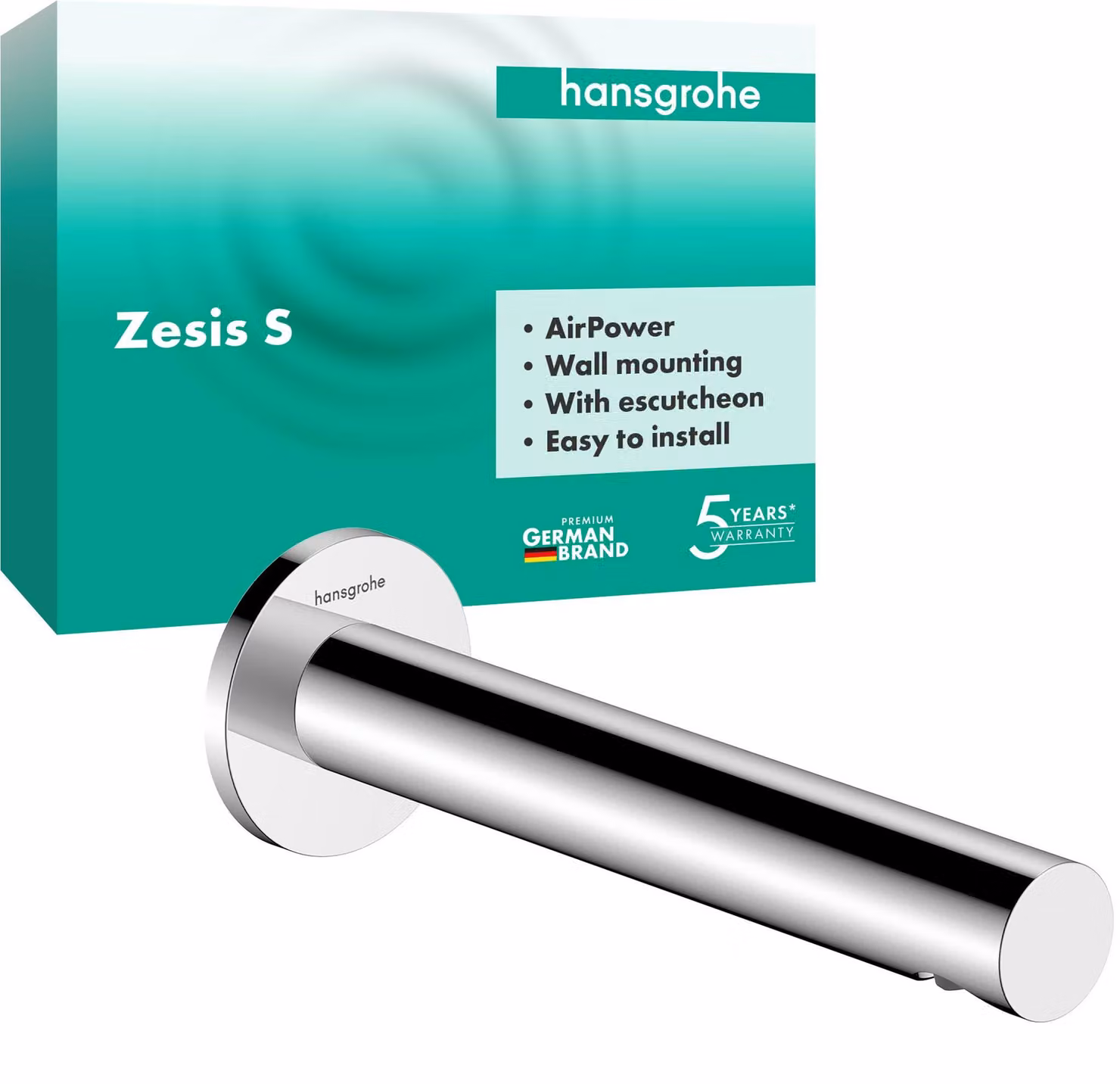 hansgrohe Zesis S Bec déverseur pour baignoire, 74410000, 74410000