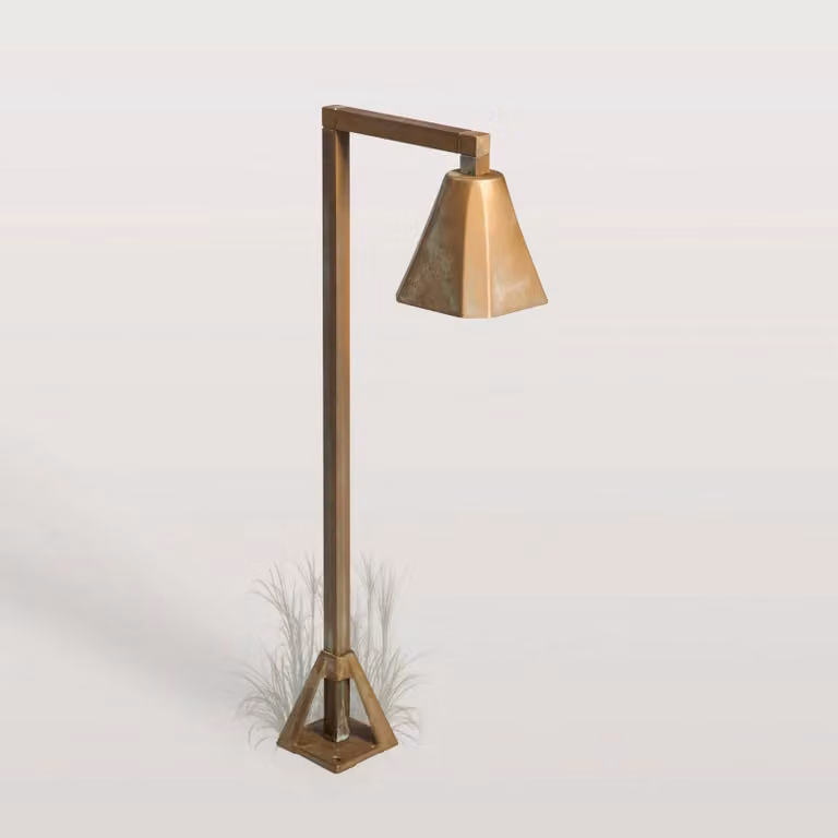 Moretti Luce Lampione da giardino Silva Frame, Bronzo / Ottone antico, Ottone, Campagna / Rustiche, Lampada da esterni