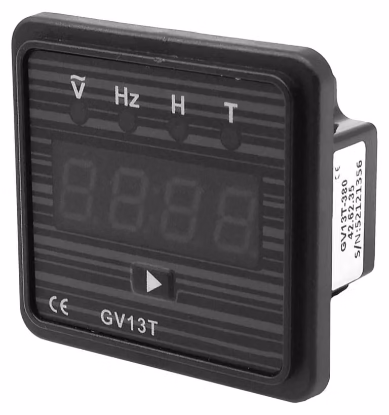Misuratore digitale multifunzione AC: voltmetro, frequenzimetro e contatore di ore, 380V