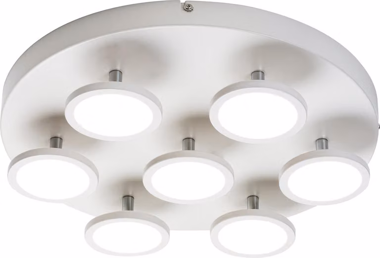 Lampada da soffitto a LED 7x 6W bianco opaco 2715 Elsa Rabalux