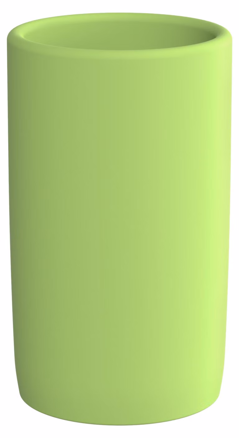 Tazza, verde mela opaco, tazza, bagno, supporto, bagno