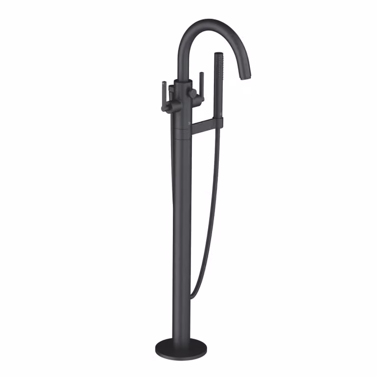 KLUDI NOVA FONTE PURISTIC Mitigeur de bain et de douche, montage sur pied pour baignoire en pose libre, 205903915, 205903915