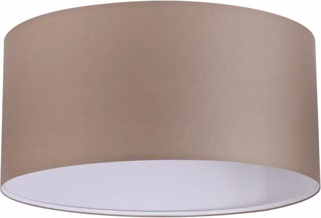 Paralume cilindrico in tessuto Collezione SET Ideal Lux colore beige, Diametro: 90 cm, Altezza: 42 cm