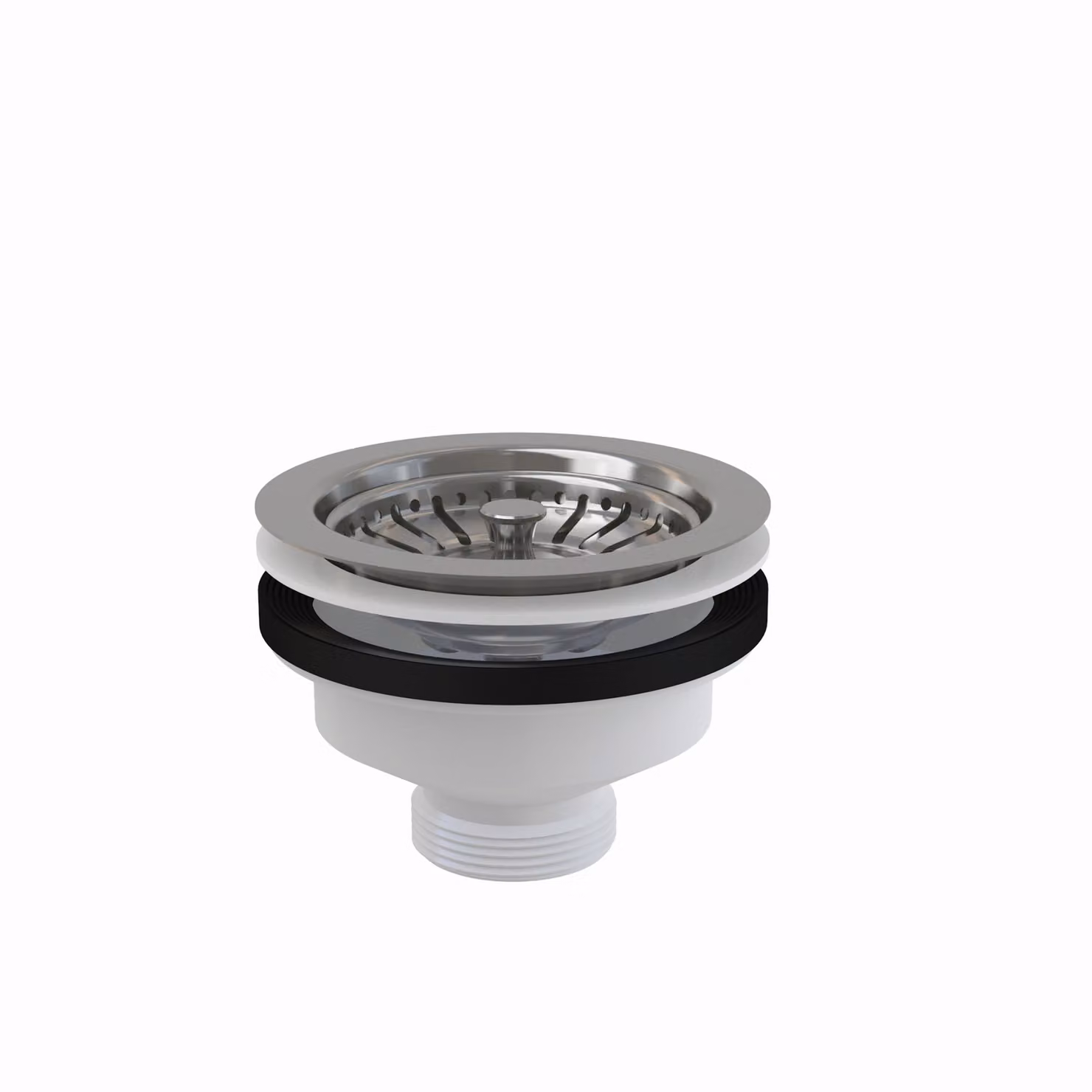 Alcadrain Ablaufventil für Spülbecken 6/4" mit einem Edelstahlgitter DN115