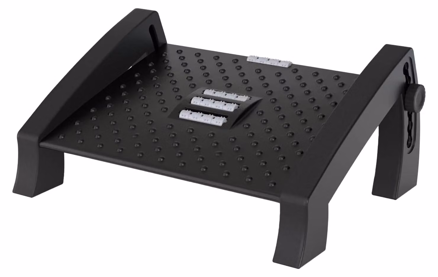 Poggiapiedi - Scrivania - Poggiapiedi ergonomico con altezze regolabili e funzione di massaggio rilassante per il comfort in ufficio