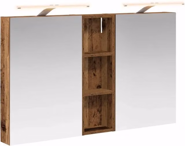 Set di Armadi da Bagno | Armadio da bagno con porta 3 pz 100 x 10,5 x 60,5 cm