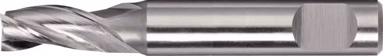 Mini fresa a scanalatura nominale 2,5 mm HSS-Co8 DIN 1835 B Numero di taglienti 3 corti