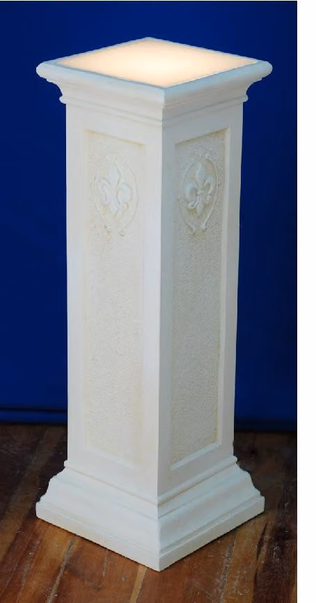 Design Leuchten Leuchte Säulenlampe Lampenschirm Dekolampe Beleuchtung 6869