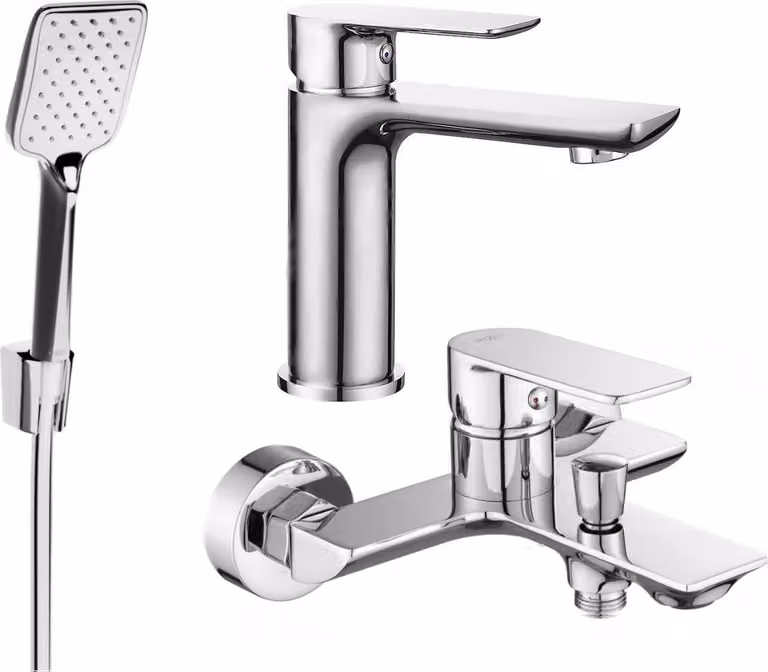 Mexen Alfa R62 set da bagno, cromo - 745703R62-00